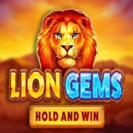 Lion Gems Hold and Win logo by Playson at Zeturf Casino
