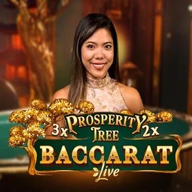 Official Live Casino logo: Prosperity Tree Baccarat by Evolution at Zeturf Casino